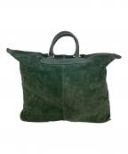 FENDIフェンディ）の古着「スエードバッグ」｜グリーン