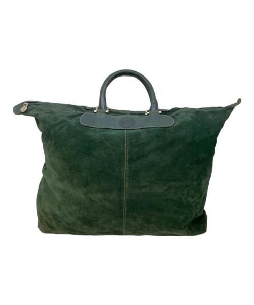 FENDI（フェンディ）FENDI (フェンディ) スエードバッグ グリーンの古着・服飾アイテム