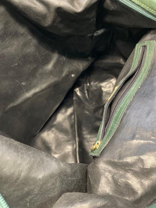 FENDI（フェンディ）FENDI (フェンディ) スエードバッグ グリーンの古着・服飾アイテム