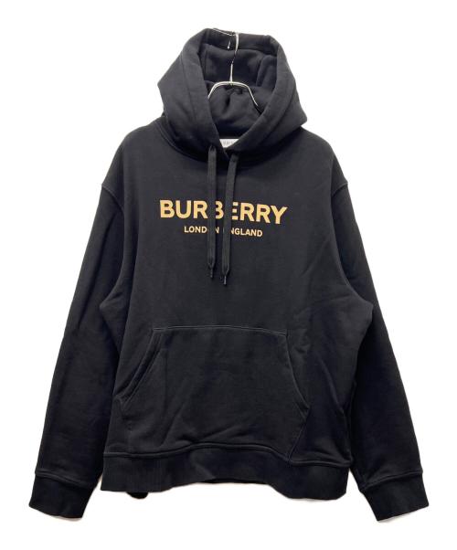 BURBERRY（バーバリー）BURBERRY (バーバリー) ロゴパーカー ブラック サイズ:Ｌの古着・服飾アイテム