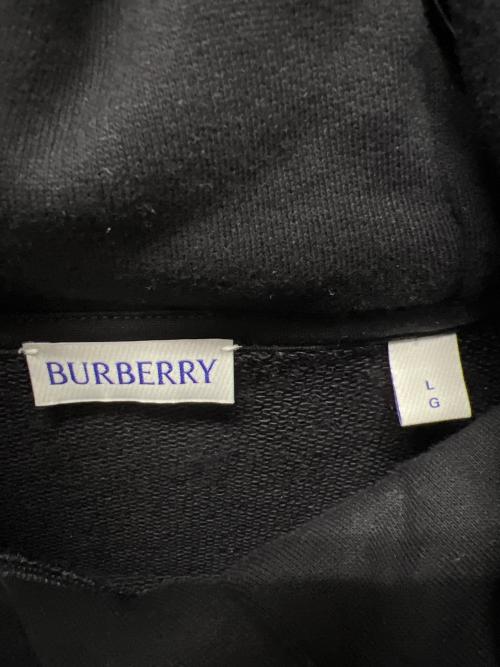 BURBERRY（バーバリー）BURBERRY (バーバリー) ロゴパーカー ブラック サイズ:Ｌの古着・服飾アイテム