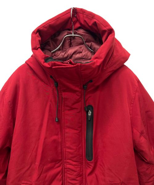 AVIREX（アヴィレックス）AVIREX (アヴィレックス) ミリタリーファンクションダウンジャケット レッド サイズ:Mの古着・服飾アイテム