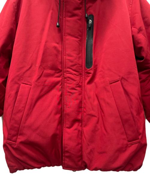 AVIREX（アヴィレックス）AVIREX (アヴィレックス) ミリタリーファンクションダウンジャケット レッド サイズ:Mの古着・服飾アイテム