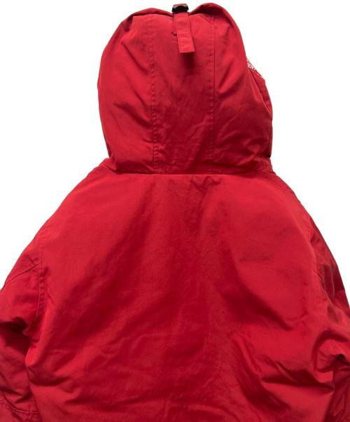 AVIREX（アヴィレックス）AVIREX (アヴィレックス) ミリタリーファンクションダウンジャケット レッド サイズ:Mの古着・服飾アイテム