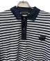 PRADA (プラダ) 半袖ポロシャツ ブルー×ネイビー サイズ:Ｌ：9000円