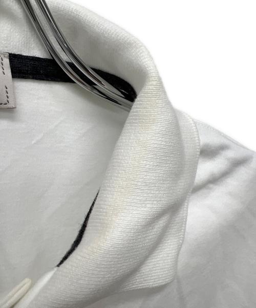 HERMES（エルメス）HERMES (エルメス) 半袖ポロシャツ ホワイト サイズ:Mの古着・服飾アイテム