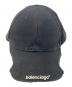 BALENCIAGA（バレンシアガ）の古着「カットアウトベースボールキャップ」｜ブラック