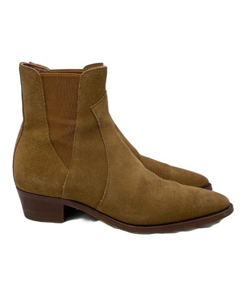 CELINE（セリーヌ）CELINE (セリーヌ) ウェスタンチェルシーブーツ ブラウン サイズ:SIZE 40の古着・服飾アイテム