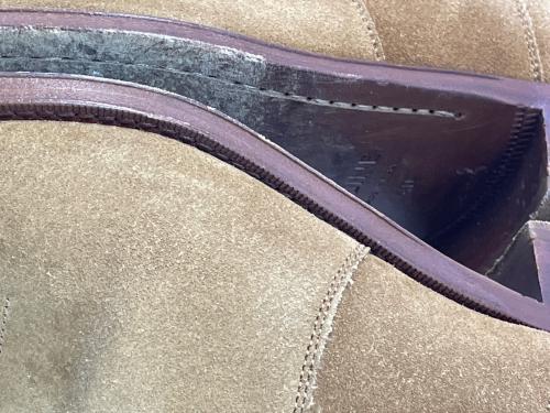 CELINE（セリーヌ）CELINE (セリーヌ) ウェスタンチェルシーブーツ ブラウン サイズ:SIZE 40の古着・服飾アイテム