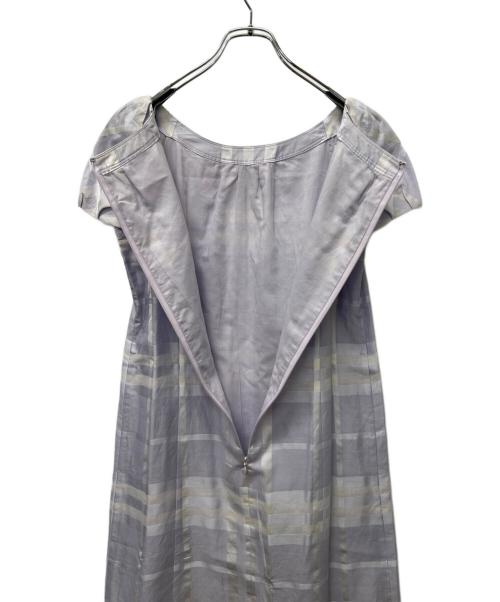 BURBERRY LONDON（バーバリーロンドン）BURBERRY LONDON (バーバリーロンドン) 半袖ワンピース ラベンダー サイズ:４０の古着・服飾アイテム