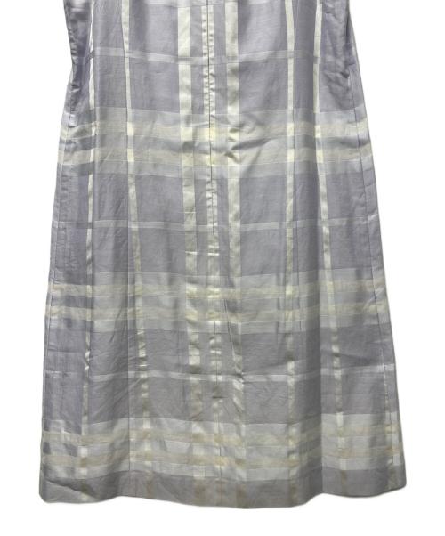 BURBERRY LONDON（バーバリーロンドン）BURBERRY LONDON (バーバリーロンドン) 半袖ワンピース ラベンダー サイズ:４０の古着・服飾アイテム