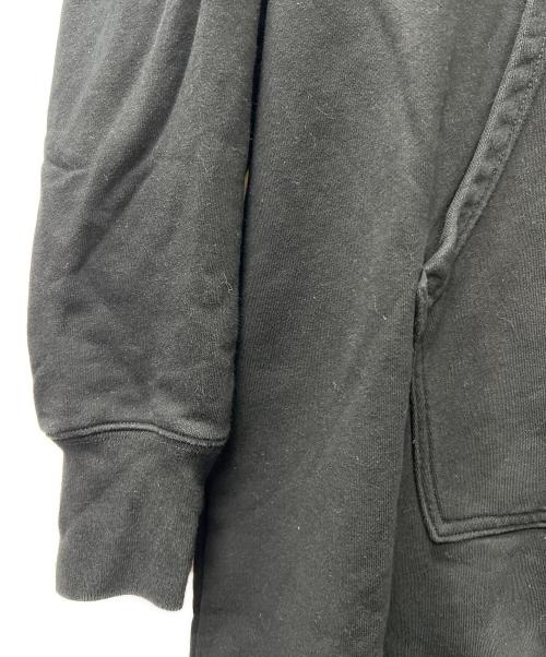 DIESEL（ディーゼル）DIESEL (ディーゼル) スウェットパーカーワンピース ブラック サイズ:ＸＳの古着・服飾アイテム