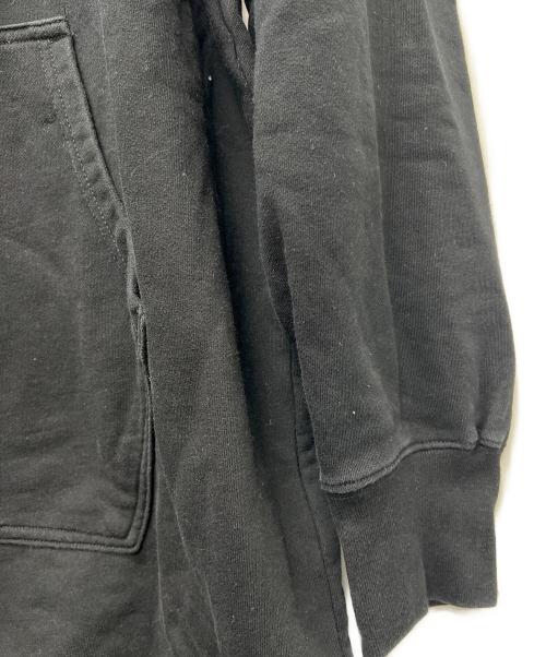 DIESEL（ディーゼル）DIESEL (ディーゼル) スウェットパーカーワンピース ブラック サイズ:ＸＳの古着・服飾アイテム