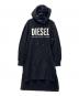 DIESEL（ディーゼル）の古着「スウェットパーカーワンピース」｜ブラック