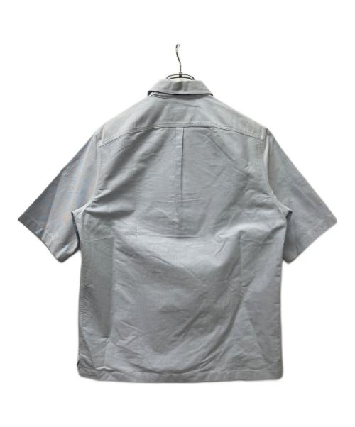 maison kitsune（メゾンキツネ）maison kitsune (メゾンキツネ) 半袖シャツ スカイブルー サイズ:３９の古着・服飾アイテム