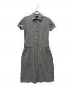 BURBERRY LONDONバーバリーロンドン）の古着「半袖ワンピース」｜グレー