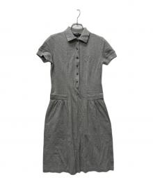 BURBERRY LONDON（バーバリーロンドン）の古着「半袖ワンピース」｜グレー