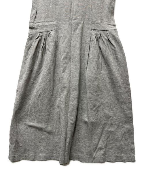 BURBERRY LONDON（バーバリーロンドン）BURBERRY LONDON (バーバリーロンドン) 半袖ワンピース グレー サイズ:３８の古着・服飾アイテム