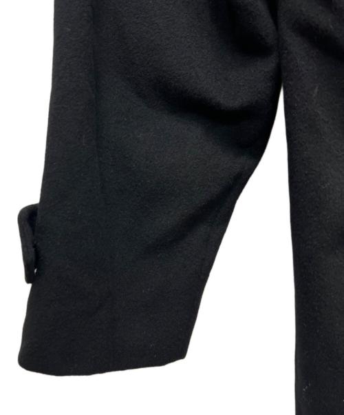 BALENCIAGA（バレンシアガ）BALENCIAGA (バレンシアガ) カシミヤ混コート ブラック サイズ:92A4の古着・服飾アイテム