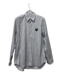 PLAY COMME des GARCONS（プレイコムデギャルソン）の古着「長袖シャツ」｜ブルー
