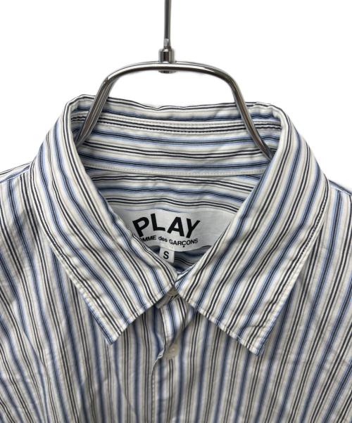 PLAY COMME des GARCONS（プレイコムデギャルソン）PLAY COMME des GARCONS (プレイコムデギャルソン) 長袖シャツ ブルー サイズ:Ｓの古着・服飾アイテム