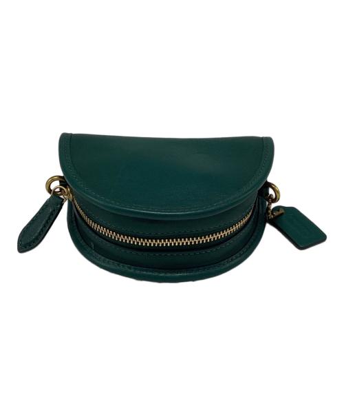 COACH（コーチ）COACH (コーチ) ハーフムーンミニバッグ グリーンの古着・服飾アイテム