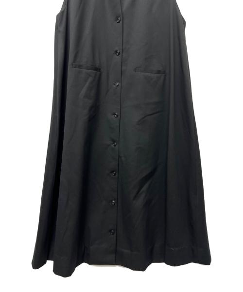 mizuiro-ind（ミズイロインド）mizuiro-ind (ミズイロインド) スタンドカラーフレアジレ ブラック サイズ:記載なしの古着・服飾アイテム
