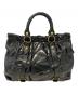 MIU MIU (ミュウミュウ) トートバッグ ブラック：40000円