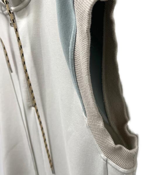 A + TOKYO（エープラス トウキョウ）A + TOKYO (エープラス トウキョウ) Wコードパーカーリラックスワンピース ベージュ サイズ:２の古着・服飾アイテム