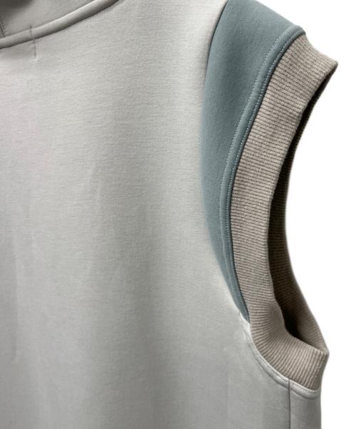 A + TOKYO（エープラス トウキョウ）A + TOKYO (エープラス トウキョウ) Wコードパーカーリラックスワンピース ベージュ サイズ:２の古着・服飾アイテム