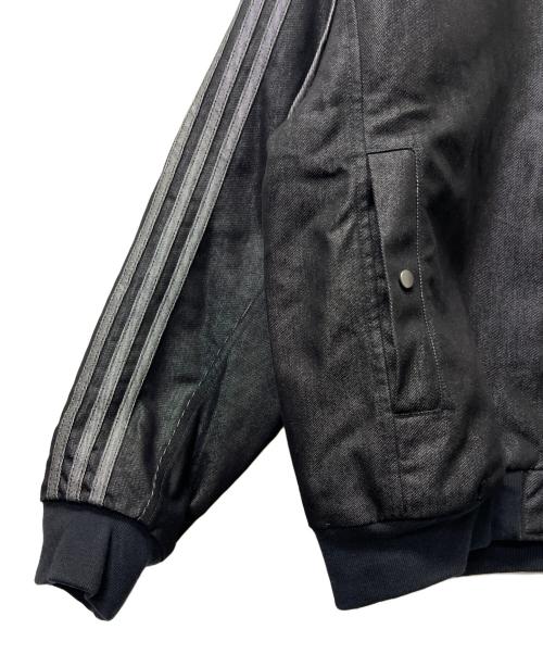 adidas（アディダス）adidas (アディダス) デニムジャケット グレー サイズ:Mの古着・服飾アイテム