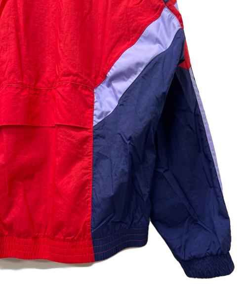 adidas（アディダス）adidas (アディダス) ナイロンジャケット レッド×ブルー サイズ:2XLの古着・服飾アイテム