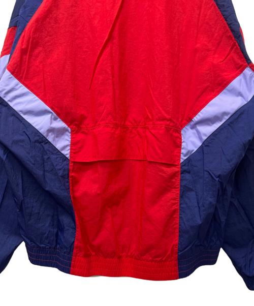 adidas（アディダス）adidas (アディダス) ナイロンジャケット レッド×ブルー サイズ:2XLの古着・服飾アイテム