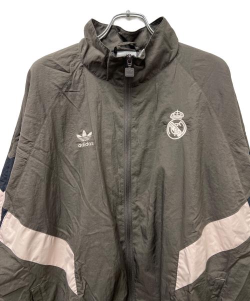 adidas（アディダス）adidas (アディダス) レアル・マドリード オリジナルス トラックトップ グレー サイズ:2XLの古着・服飾アイテム
