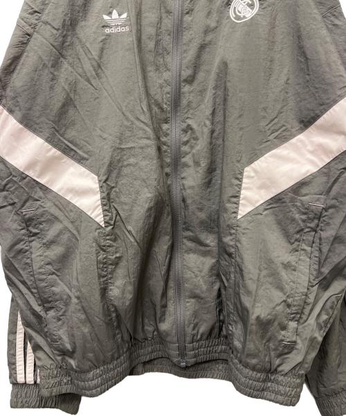 adidas（アディダス）adidas (アディダス) レアル・マドリード オリジナルス トラックトップ グレー サイズ:2XLの古着・服飾アイテム