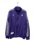 adidasアディダス）の古着「トラックジャケット」｜パープル