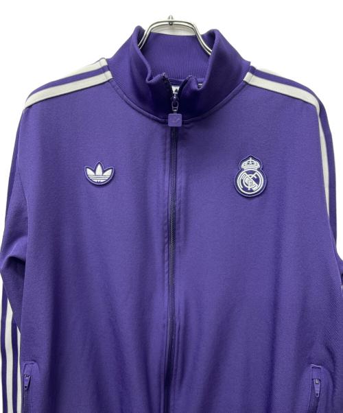 adidas（アディダス）adidas (アディダス) トラックジャケット パープル サイズ:2XLの古着・服飾アイテム