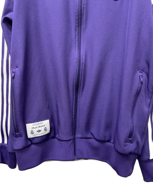 adidas（アディダス）adidas (アディダス) トラックジャケット パープル サイズ:2XLの古着・服飾アイテム