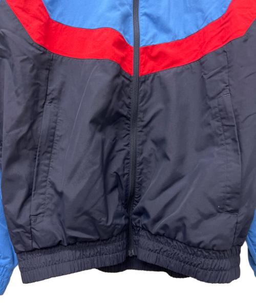adidas（アディダス）adidas (アディダス) ナイロンジャケット ブルー×レッド サイズ:ＸＬの古着・服飾アイテム
