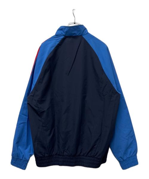 adidas（アディダス）adidas (アディダス) ナイロンジャケット ブルー×レッド サイズ:ＸＬの古着・服飾アイテム