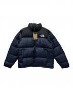 THE NORTH FACEザ ノース フェイス）の古着「ヌプシショートダウンジャケット」｜ブラック×ネイビー