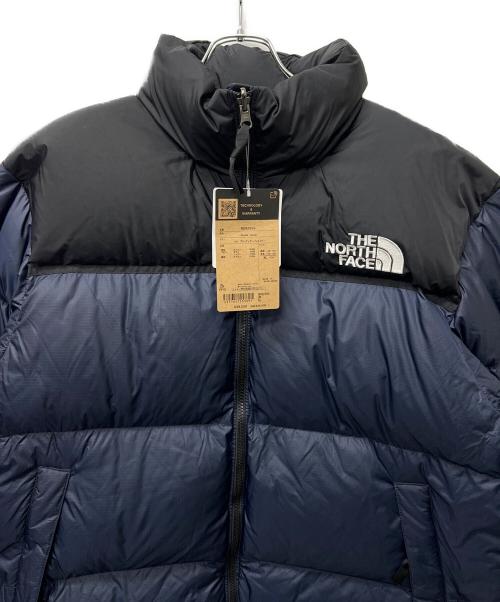 THE NORTH FACE（ザ ノース フェイス）THE NORTH FACE (ザ ノース フェイス) ヌプシショートダウンジャケット ブラック×ネイビー サイズ:ＸＬの古着・服飾アイテム