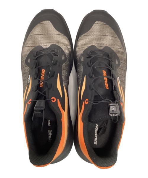 SALOMON（サロモン）SALOMON (サロモン) スニーカー ブラック×オレンジ サイズ:JP27.5の古着・服飾アイテム