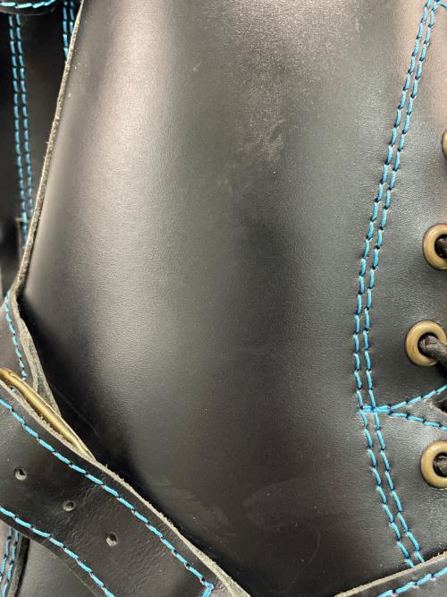 WILD WING（ワイルドウィング）WILD WING (ワイルドウィング) 厚底ブーツ ブラック×ブルー サイズ:28.0の古着・服飾アイテム