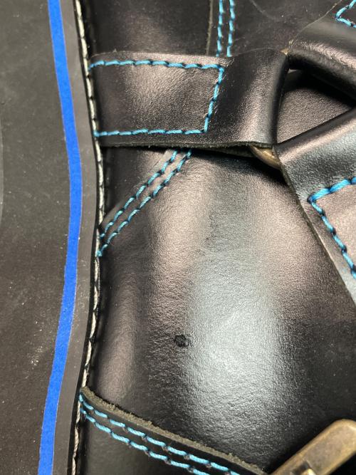 WILD WING（ワイルドウィング）WILD WING (ワイルドウィング) 厚底ブーツ ブラック×ブルー サイズ:28.0の古着・服飾アイテム