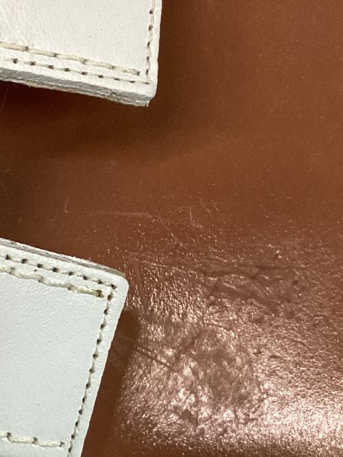 HERMES（エルメス）HERMES (エルメス) サンダル ホワイト×ブラウン サイズ:SIZE 36の古着・服飾アイテム