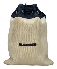 JIL SANDER+（ジルサンダープラス）の古着「巾着バッグ」｜アイボリー×ブラック