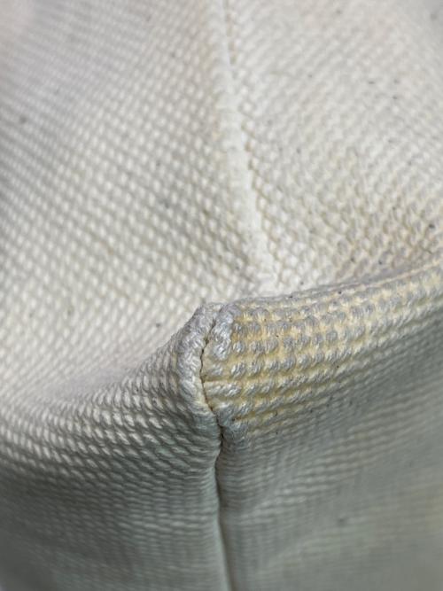 JIL SANDER+（ジルサンダープラス）JIL SANDER+ (ジルサンダープラス) 巾着バッグ アイボリー×ブラックの古着・服飾アイテム