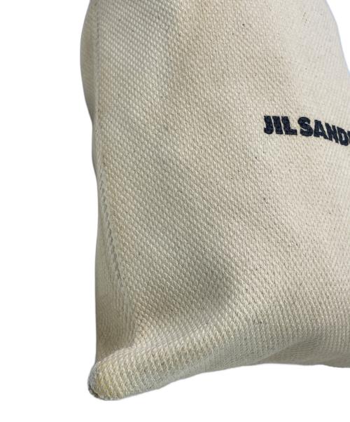 JIL SANDER+（ジルサンダープラス）JIL SANDER+ (ジルサンダープラス) 巾着バッグ アイボリー×ブラックの古着・服飾アイテム