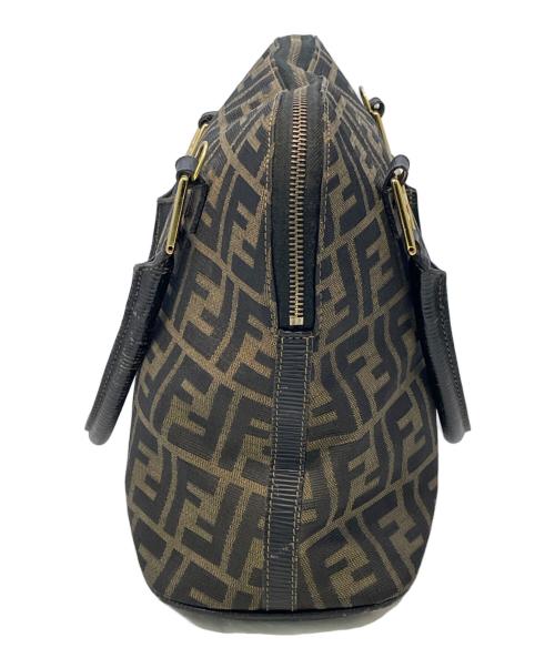FENDI（フェンディ）FENDI (フェンディ) ハンドバッグ ブラウン×ブラックの古着・服飾アイテム